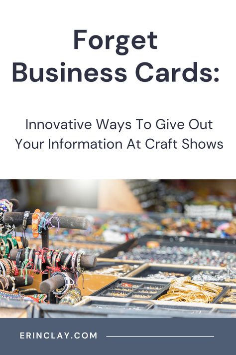 Are you looking for innovative ways to give out your information at your next craft show? Have you ever considered alternative options to the traditional business card? Now you can! Forget Business Cards offers creative ideas to share your contact information with potential customers that go beyond the standard card. Click To Read More! How To Save Cards Ideas, Business Card Alternatives Creative, Crafter Business Cards Ideas, Packaging Cards Ideas, Alternative Business Cards, Business Card Alternatives, Card Making Business, Diy Business Card Holder, Innovative Business Cards