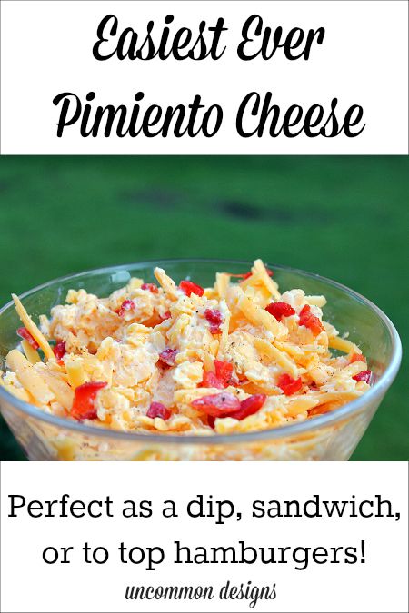 Pimiento Cheese Dip… the Easiest Tailgating Dip Recipe Ever!! Pimiento Cheese Dip, Pimiento Cheese Recipe, Southern Appetizers, Cheese Dip Recipe, Dip Sandwiches, Pimiento Cheese, Cheese Dip Recipes, Summer Recipe, Tailgate Food