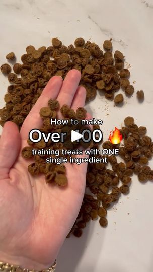 16K views · 4.5K reactions | Comment “LINK” for the treat mold! 🐶 

This is the easiest way that I’ve ever found to make bulk training treats. No mixing, no additions, just simply spread and bake. It’s truly that simple!

I’ve also really liked this treat mold because it came with the little white spreader/spatula that’s really helpful for the whole process. This silicone mold can also act as a lick mat, or be used to make small frozen treats as well. Lots of potential uses!

🔥 Tip: Keep your treats in an air-tight container and they should last 1-2 weeks. They also freeze wonderfully, so you can freeze portions of training treats to take out at a later date if you’re doing a big bulk bake. 

🍖 Let me know below if you’d like to see more DIY treats this month. There are so many potentia Dog Tools, Puppy Training Treats, Pet Snacks, Spoiled Pets, Dog Remedies, Dog Treats Homemade Recipes, Dog Training Treats, Diy Treats, Puppy Treats