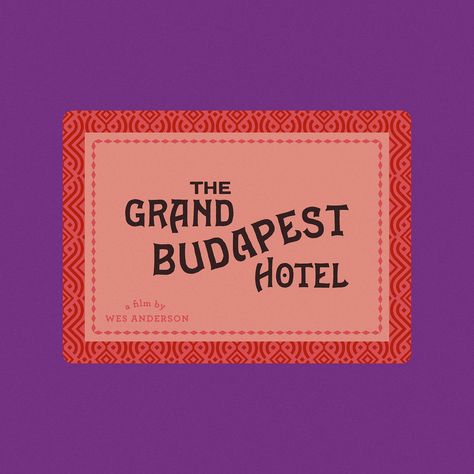 The Grand Budapest Hotel Moodboard, Wes Anderson Title Cards, Wes Anderson Branding, Grand Budapest Hotel Color Palette, Wes Anderson Graphic Design, Wes Anderson Font, Wes Anderson Design, Sandwich Cafe, Wes Anderson Aesthetic