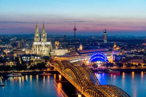 9 Most Beautiful Cities in Germany You'll Want to See Baden Germany, European Palace, Cities In Germany, Heart Of Europe, Beautiful Cities, City Night, Beautiful Castles, Panoramic View, Central Station