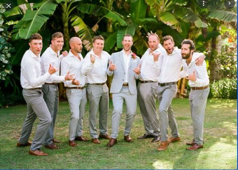 Groomsmen No Tie, Groomsmen Grey, Groomsmen Attire, Groom And Groomsmen, Dress Suits, Wedding Inspo, Getting Married, Elopement, Wedding Gowns