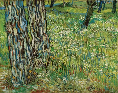 Into the Woods With Vincent van Gogh - Cincinnati Magazine Van Gogh Landscapes, Gogh Paintings, Vincent Willem Van Gogh, Vincent Van Gogh Paintings, Arte Van Gogh, Van Gogh Paintings, Van Gogh Art, David Hockney, Tree Trunks