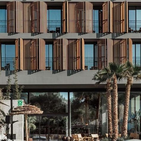 Hotels & Resorts 🌴 on Instagram: "Aesthetic lovers, this place is for you 🌴🌞 Modernist beach side design, the best local food and drink, and peaceful environment that brings serenity will make you fall in love ✨ Oku Hotel Ibiza📍 @georg_roske . ⬆️All the beautiful hotels from our feed can be found in the LINK IN BIO⬆️ . Follow @dreamyresorts to keep up with the latest aesthetic trends & most beautiful hotels inspired by visual pleasure & slow living. 🤍🌿 . . #mediterranean #mediterraneanlife Aesthetic Lovers, Peaceful Environment, Beach Side, Side Design, Beautiful Hotels, Hotel Design, Slow Living, Local Food, Instagram Aesthetic