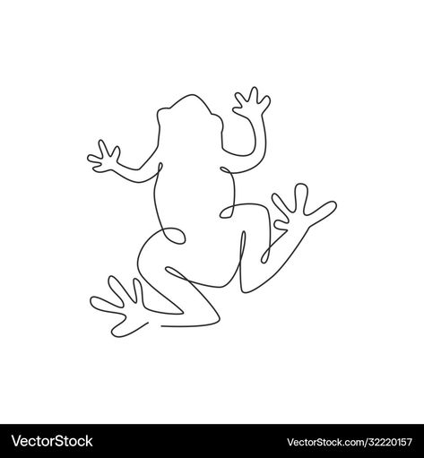 Frog Line Art, Wire Frog, Draw Vector, Wire Ornaments, Cricut Stencils, Plant Stakes, Knitted Wire, Art Templates, Logo Identity