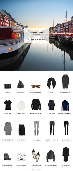 What to pack for Copenhagen, Denmark in the Fall. Includes carry-on travel light packing list. 20 items, 10 outfits, 1 carry-on. Fall packing list for… Copenhagen Packing List, Fall Packing List, Lukas Graham, Travel Light Packing, Fall Packing, Anna Victoria, Winter Trip, Packing Ideas, Travel Capsule