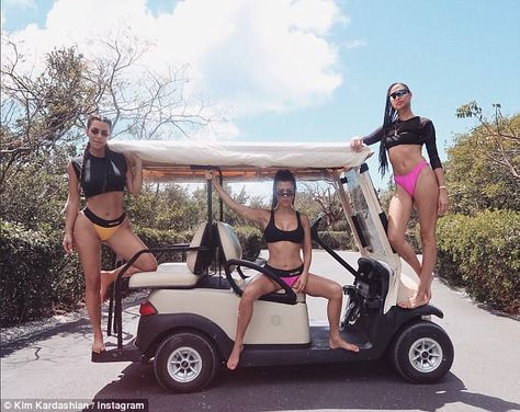 Kim Kardashian posts bikini snaps amid Tristan Thomas cheating drama | Daily Mail Online Kourtney Kardashian 2018, Kourtney Kardashian Instagram, Kim And Kourtney, Vegan Bag, Kim Kardashian West, Kardashian Family, Ride Or Die, Kendall And Kylie, Kardashian Jenner