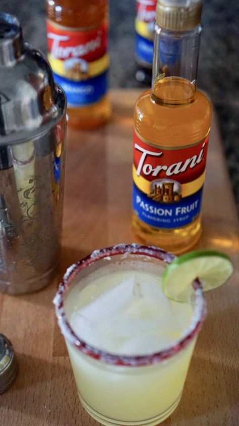 Three Margaritas with Torani Syrups to Drink Now and Later – Thirty Minus One Tortolini Recipe, Torani Syrup Recipes, Torani Recipes, Passion Fruit Margarita, Fruit Margarita, Recetas Salvadorenas, Torani Syrup, Recetas Puertorriqueñas, Now And Later