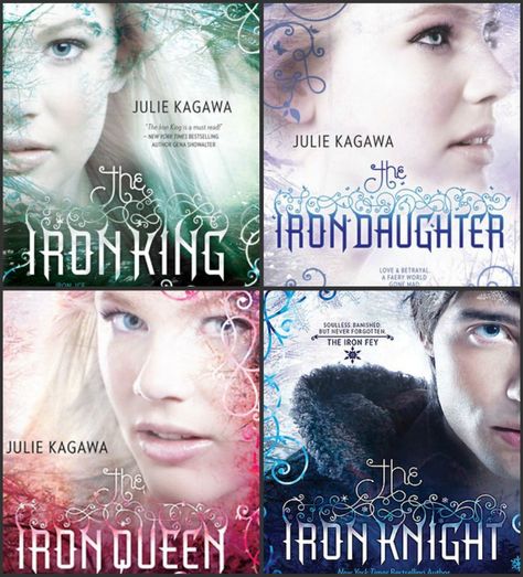 The Iron Fey series, by Julie Kagawa Julie Kagawa, The Iron King, Iron Fey, Iron King, Urban Fantasy Books, Kagawa, World Of Books, Ya Books, Book Addict