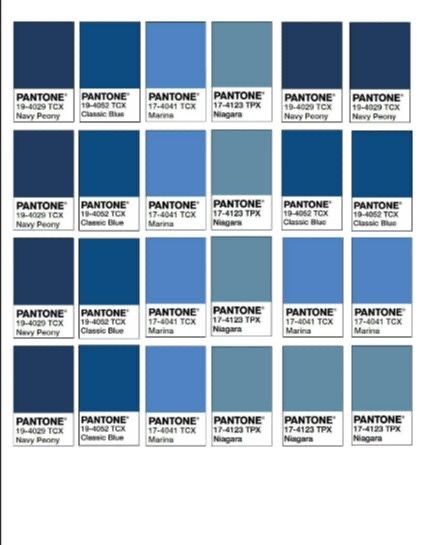 Pantone Azul, Blue Pallets, Living Dining Room Ideas, Pantone Tcx, Pantone Color Chart, Color Knowledge, Pantone Colour Palettes, Fashion Illustration Watercolor, Cool Color Palette