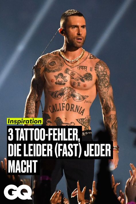 Sie sind beliebter denn je: Tattoos! Damit sie aber wirklich gut aussehen, solltet ihr ein paar Dinge beachten. Hier kommen die 3 größten Fehler, die ihr vermeiden solltet. #tattoo #GQGermany Sticker Tattoo Men, Men Tatoos Arms, New Tattoos Men, Best Arm Tattoos Men, Tatoos Men Back, Pin Up Tattoo For Men, Little Tattoos Men, Tattoo Back Man, Back Tats Men