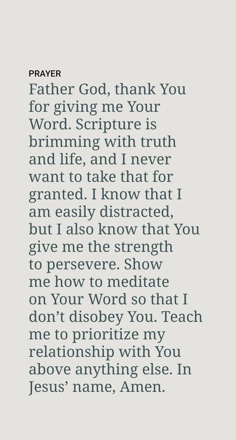 However, such Bible study must be more than just an absorbing of facts. We need to have the same attitude as that of the psalmist, who said: “In my heart I have treasured up your [Jehovah’s] saying, in order that I may not sin against you.” (Psalm 119:11) How can you ‘treasure up’ Jehovah’s word? After reading the Bible and related publications of the “faithful and discreet slave,” ask yourself: Just how valuable is this counsel? Would it help me to please Jehovah and avoid needless heartache? Morning Declarations, Thankful Prayers, Bible Tips, Prayer Walk, Daily Devotional Prayer, Family Prayers, Keeping Faith, Psalm 119 11, Reading The Bible