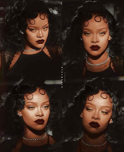 Black Supermodels, Rihanna Makeup, Rihanna Outfits, Rihanna Looks, Beautiful Photoshoot Ideas, Studio Photography Poses, Face Beat, Glam Photoshoot, Black Inspiration