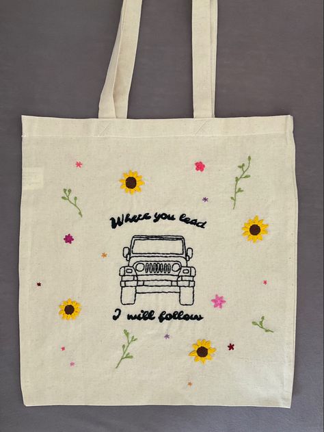 where you lead i will follow <3 Gilmore Girls Embroidery, Tote Bag Embroidery, Bag Embroidery, Girls Tote, Bag Designs, Gilmore Girls, Tote Bag Design, Cool Things To Make, Bags Designer