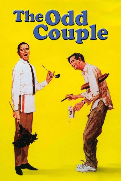 The odd couple (1968) - Gene Saks Couple Movie, Tattoo Fly, The Odd Couple, Love Tv Series, Walter Matthau, The Hunger Games Mockingjay, Jack Lemmon, Hunger Games Mockingjay, Errol Flynn