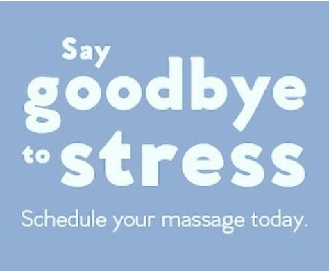 Say goodbye to #Stress Schedule a Massage Today! Appointments Available #wellness Massage Meme, Facial Regimen, Massage Therapy Quotes, Therapist Quotes, Massage Marketing, Massage Quotes, Massage Therapy Business, Massage Envy, Massage Therapy Techniques