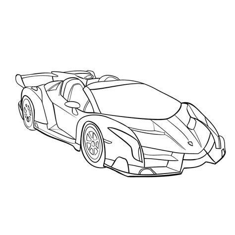 Free Printable Lamborghini Coloring Pages For Kids Car Drawing Lamborghini, Lamborghini Drawing Easy, Car Outline Drawing, Transportation Coloring Pages, Car Drawing Easy, Race Car Coloring Pages, Car Coloring Pages, Cars Coloring, Shark Coloring Pages