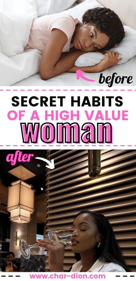 habits of a high value woman Woman Routine, High Maintenance Women, List Of Habits, Black Femininity Aesthetic, A High Value Woman, Female Habits, Femininity Aesthetic, Women Confidence, Practicing Self Love