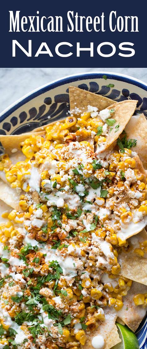 Elote Nachos, Street Corn Nachos, Corn Nachos, Toasted Corn, Diy Easy Recipes, Mexican Street Corn, Nachos Recipe, Street Corn, Mexican Street