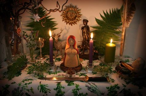 MY SUMMER SOLSTICE ALTAR What Lies Between Us, Summer Altar, Occult Tarot, Sacred Space Altar, Longest Day Of The Year, Pagan Holidays, Earth Magic, The Longest Day, Witch Room