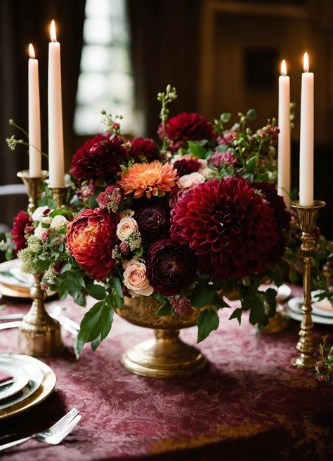 Wedding Burgundy Color Schemes, Wine And Plum Wedding Colors, Burgundy Brown Wedding, Wine And Green Wedding Colors, Burgundy Wedding Florals, Sage And Red Wedding, Winter Wedding Color Palette Burgundy, Dark Green And Maroon Wedding, Black Maroon Wedding