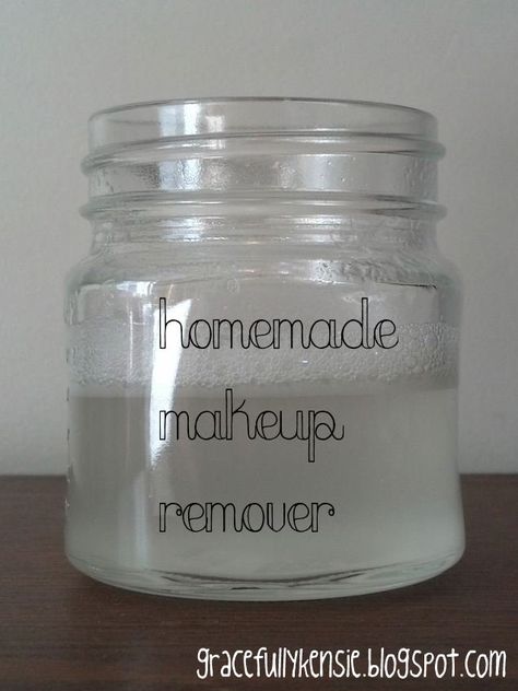 Gracefully Kensie: Pinterest Challenge #4: Homemade Makeup Remover Homemade Makeup Remover, Crunchy Mama, Diy Makeup Remover, Homemade Makeup, Pinterest Challenge, Homemade Products, Makeup Removal, Homemade Beauty, Feeling Better