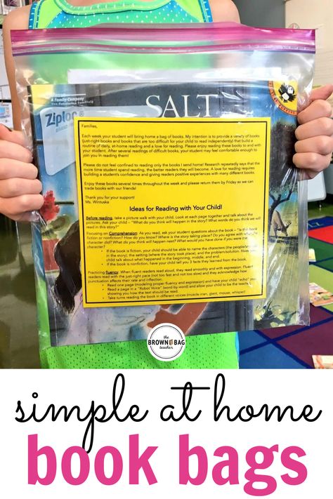 The Best Way To Make Sure Your Students Read At Home. Take Home Book Bags. Take Home Book Bags First Grade. Take Home Book Bags Classroom. Reading Book Bags Home. #takehomebookbags #takehomebookbagsfirstgrade #takehomebookbagsclassroom #readingbookbagshome Reading Bags Take Home, Take Home Book Bags First Grade, Take Home Book Bags, Take Home Literacy Bags Preschool, Book Baggies Classroom, Take Home Reading Bags First Grade, Literacy Bags Take Home, Literacy Bags For Preschool, Take Home Book Bags Preschool