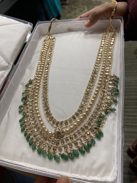 Sathlada Jewellery, Premraj Shantilal Jain Jewellers, Jadau Necklace, Wedding Jewellery Designs, Kundan Jewellery Bridal, Kundan Jewellery Set, Choker Necklace Designs, Fancy Jewelry Necklace, Diamond Wedding Jewelry