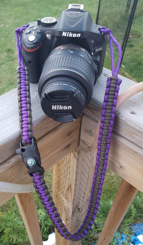 Camera Photography Neck Strap - Outdoor Survival Paracord Custom Colors Available Emergency whistle, Fire Starter, Compass by BrodsParacord on Etsy Paracord Camera Strap, Diy Camera Strap, Emergency Whistle, Survival Skills Emergency Preparedness, Paracord Accessories, Camera Neck Strap, Paracord Bracelet Patterns, Paracord Dog Collars, Paracord Diy