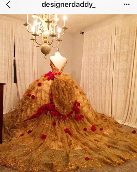 Back of Belle dress by @designerdaddy #Disney Beauty And The Beast Quince, Beauty And The Beast Wedding Theme, Belle Gown, Belle Dresses, Quinceanera Themes Dresses, Beauty And The Beast Theme, Belle Cosplay, Quinceanera Themes, Disney Princess Dresses