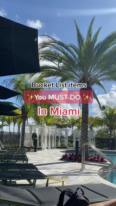 Gabriella Miller on TikTok Must Do In Miami, Weekend In Miami, Miami Travel Guide, Things To Do In Miami, Miami Beach Hotels, Miami Vacation, Dream Vacation Spots, Miami Travel, Miami Life