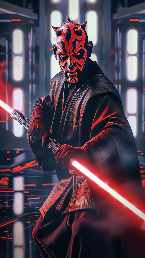 Star Wars Darth Maul Art, Darth Maul Fan Art, Darth Maul Wallpaper, Sith Order, Dark Maul, Star Wars Villains, Lord Photo, Greatest Villains, Sith Lord