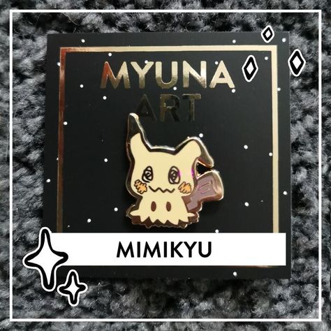 Shiny Mimikyu, Shiny Gyarados, Pokemon Mimikyu, Diy Crafts For Teen Girls, Art Pokemon, Crafts For Teens To Make, Pokemon Pins, Enamel Pin Collection, Painted Rocks Kids