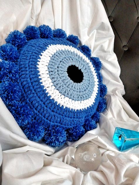 Handmade House, Eye Eye, House Gifts, Pillow Gift, Scatter Cushions, Handmade Home, Throw Cushions, Crochet Hats, Etsy Accessories