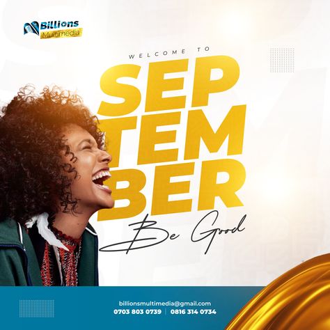 New Month Design (September) September New Month Design, Happy New Month September Flyer Design, September New Month Flyer, September Flyer Design, New Month Design Flyer, September New Month, Happy New Month September, Happy New Month Flyer Design, September Design