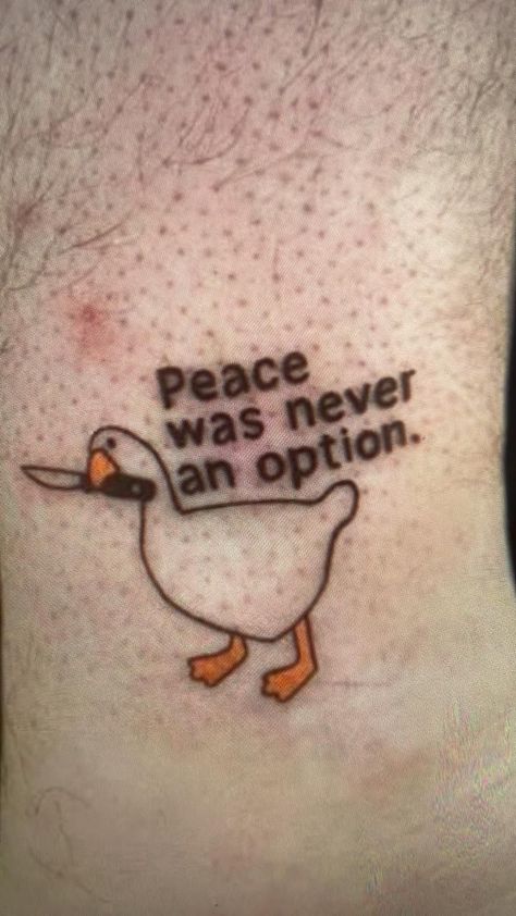 Duck Tattoos, Small Pretty Tattoos, Simplistic Tattoos, Pretty Tattoos, Tattoos For Men, Art Drawings Sketches, Simple Tattoos, Infinity Tattoo, Paw Print Tattoo