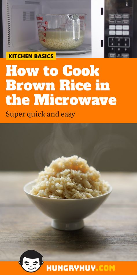 This microwavable brown rice recipe will close the gap in any stigmas you might have making this nutty and healthy rice variety. While you can use a rice cooker or cook brown rice on a stove, using a microwave is super quick and you won’t need to watch it closely.

Since all microwaves have different strengths and settings, it’s worth noting that my microwave is 900-watt power. Make sure to check the power level of your microwave and adjust accordingly since this could change the cooking time. How To Cook Brown Rice In A Rice Cooker, Brown Rice In Rice Cooker How To Cook, Rice Cooker Brown Rice, Rice Cooker Brown Rice Recipes, Brown Rice Rice Cooker Recipes, Brown Rice Recipes Rice Cooker, How To Cook Rice In A Rice Cooker, Gluten Free Rice Cooker Recipes, Rice Cooker Ramen