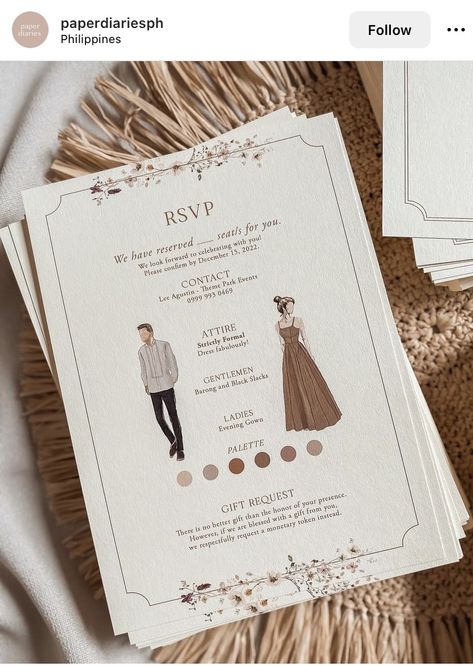 Filipiniana Wedding Invitations Diy, Modern Filipino Wedding Invitation, Invitation Card Design Minimalist, Filipino Wedding Invitation Sample, Wedding Invitation Content Philippines, Filipiniana Wedding Theme Invitation, Dress Code On Wedding Invitation, Modern Filipiniana Invitation, Filipina Wedding Theme