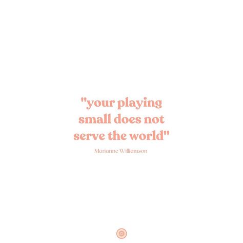 Peachyality on Instagram: “Stop playing small and show up as the person you know deep down inside you are. Magical, powerful, brave, resilient, courageous, and heart…” Stop Playing Small Quotes, Playing Small Quotes, Show Up Quotes, Small Quotes, Up Quotes, Deep Down, 2024 Vision, Mind Body Soul, Body And Soul