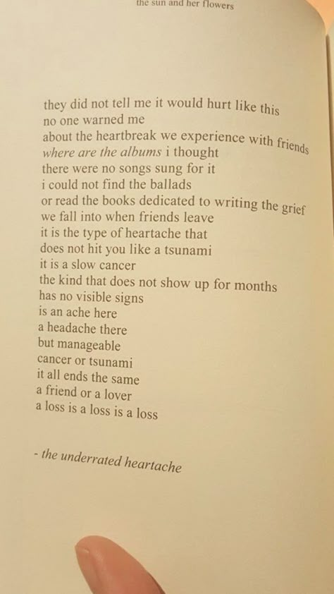 A poem from Rupu Kaur's "the sun and her flowers". A poem about friend breakups, platonic love, friendship. Less Friends Quotes Friendship, Poem About Platonic Love, Friendship Quotes Breakup Friends, Poems About Ex Friends, Poems About Loving Your Best Friend, Breakup In Friendship, Platonic Quotes Friendship, Breakup With Best Friend Quotes, Poems About Loving A Friend