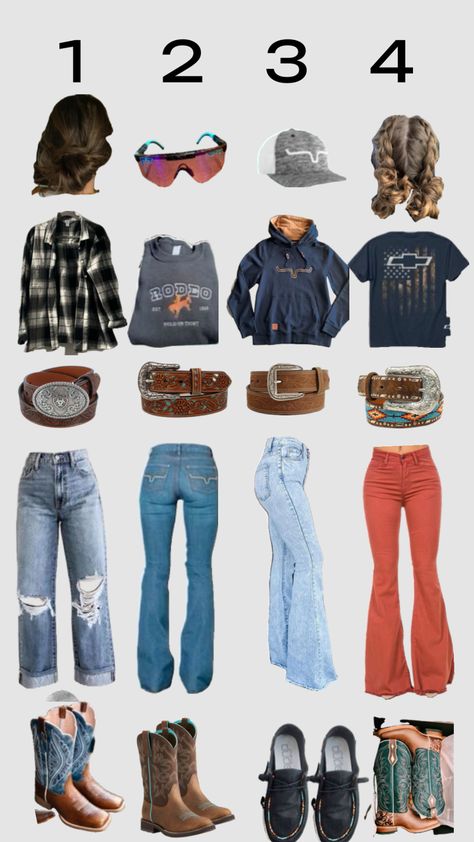 Pick your outfit Pick Your Outfit Country, First Day Of School Outfit Western, Country First Day Of School Outfits, Country Girl Church Outfits, Western Fit Ideas, First Day Of School Outfit Country, School Country Outfits, Cheyenne Frontier Days Outfit, Back To School Outfits Country