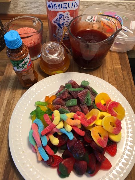 Spicy Gummy Bears Recipe, Gummies With Chamoy And Tajin, Tajin Gummies, Chamoy Gummies, Chamoy And Tajin, Mexican Bakery, Bear Recipes, Dr Visuals, Mexican Snacks