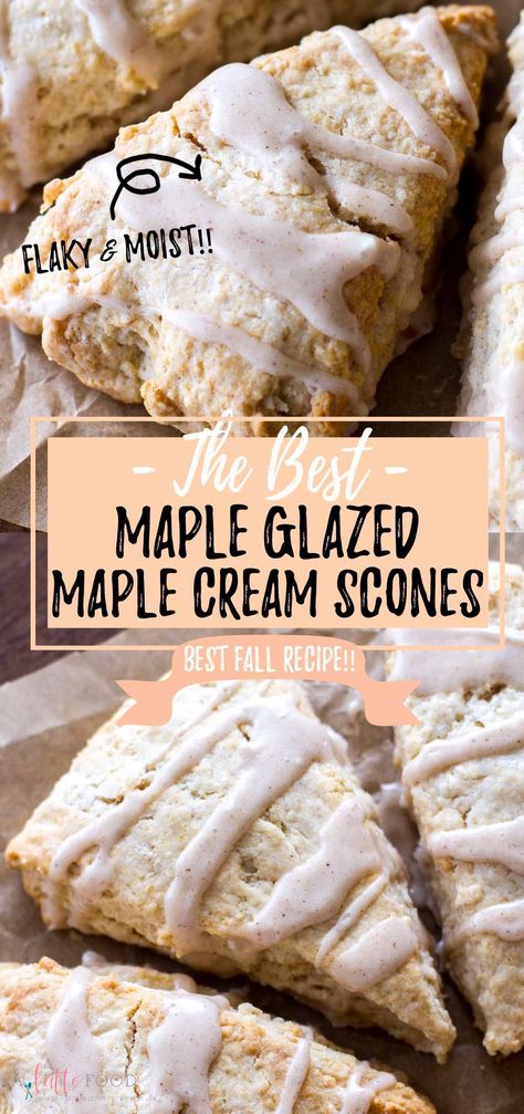 Honey Cinnamon Scones, Maple Syrup Donut, Maple Glazed Scones, Maple Glaze Scones, Vermont Maple Syrup Recipes, Maple Cinnamon Scones, Maple Scones Recipe Easy, Cinnamon Maple Syrup Recipe, Maple Scones Pioneer Woman