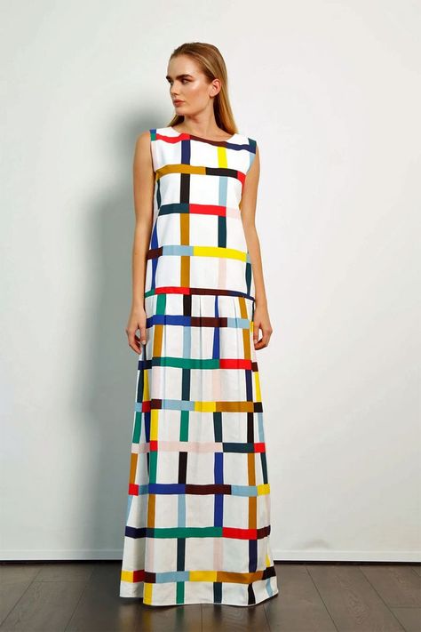 Mondrian Dress, Organza Jacket, Sheath Dresses, Light Silk, Silk Organza, Runway Collection, Barbie Dress, Colourful Outfits, Drop Waist