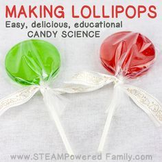 Lemon Lollipop Recipe, Homemade Lollipops Healthy, Home Made Lollipops, Lolipop Recipes Easy, Homemade Suckers Recipes, How To Make Lollipops Recipes, Clear Lollipop Recipe, Sucker Recipe, Easy Lollipop Recipe