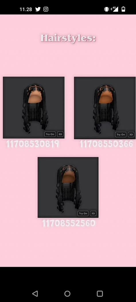 Roblox Dark Skin Hair Codes, Roblox Codes For Hair Brookhaven, Black Hairstyles Roblox Codes, Bloxburg Black Hair Codes Pigtails, Roblox Codes For Hair Baddie, Roblox Bloxburg Black Hair Codes, Silk Press Roblox Code, Lace Front Roblox Codes, Light Skin Hair Codes