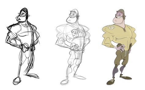 Trevor Hunter ✤ || CHARACTER DESIGN REFERENCES | キャラクターデザイン •  || ✤ Cocky Pose, Character Gesture, Hunter Character Design, Animation Sketchbook, Hunter Character, Body Draw, Dreamworks Characters, Football Pics, Sketchbook Pro