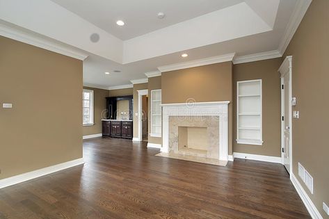 Master bedroom with marble fireplace. Master bedroom in new construction home wi #Sponsored , #PAID, #sponsored, #bedroom, #home, #wi, #marble Elegant Paint Colors, Interior Paint Color Palette, Interior House Paint Colors, House Color Schemes Interior, Hallway Paint Colors, Interior Paint Colors Schemes, Home Paint Color, Cat Tembok, Paint Decor