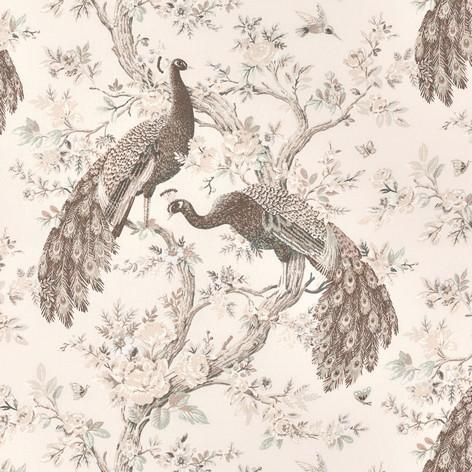 Drapery & Signature Curtain Fabric | Laura Ashley USA Laura Ashley Belvedere, Midnight Wallpaper, Peacock Wallpaper, Peacock Bird, Graham & Brown, How To Make Curtains, Burke Decor, Peacocks, Wallpaper Samples