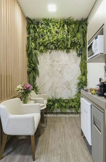 Dental Design Interior, Bar Deco, Artificial Grass Wall, Dental Office Design Interiors, Esthetics Room, Spa Room Decor, Spa Interior Design, Salon Suites Decor, Esthetician Room